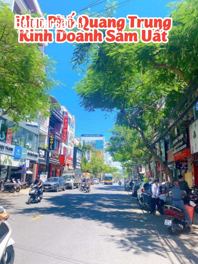 *BÁN NHÀ 4 TẦNG MẶT TIỀN ĐƯỜNG QUANG TRUNG KHU KINH DOANH SẦM UẤT GIÁ 13tỷ5 (bớt lộc)