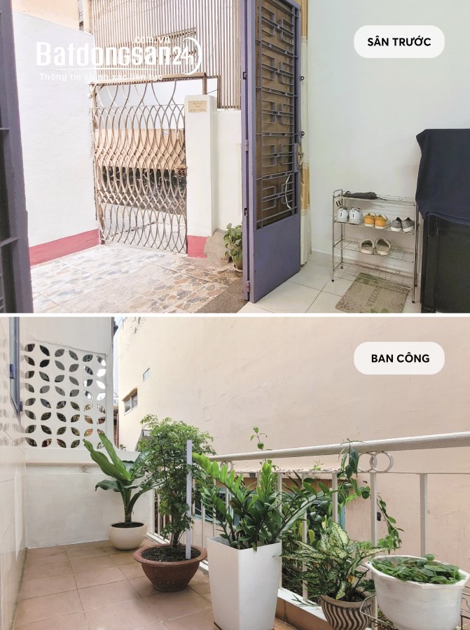 Cho thuê nhà CMT8, Quận 10 DT 33m2x2T nhà đẹp 8 triệu