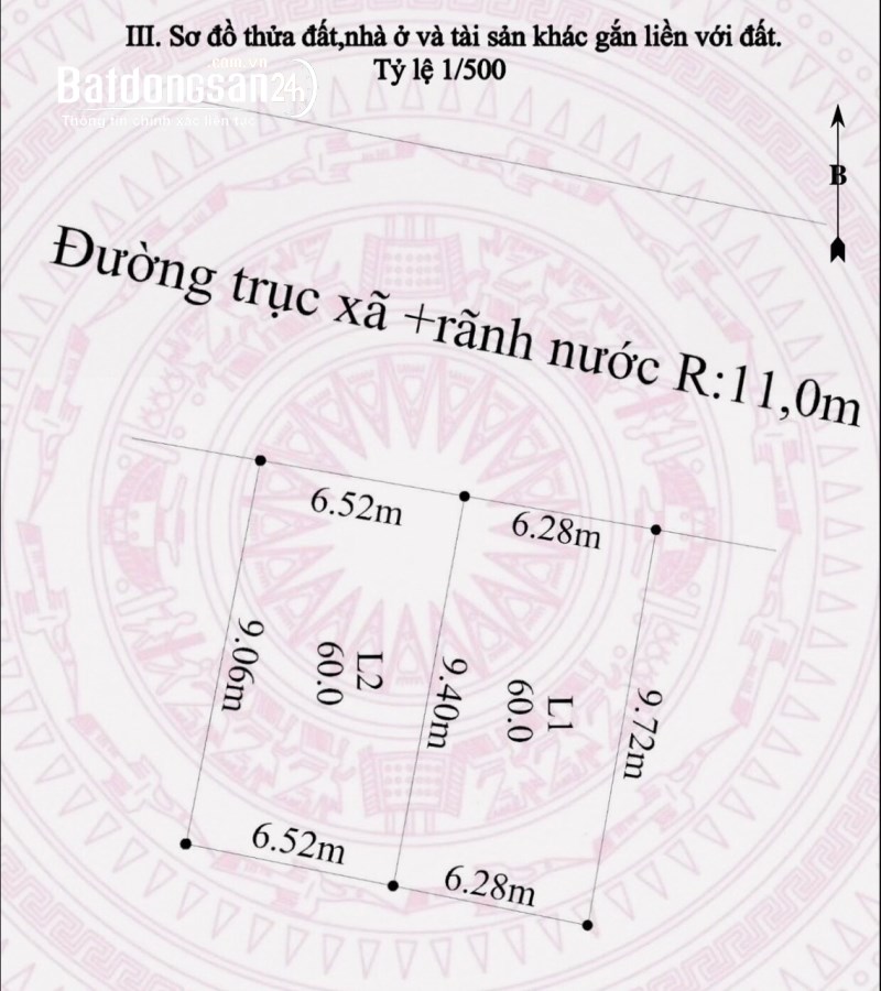 Bán đất Đường Liên Xã, Xã Cao Nhân, Huyện Thuỷ Nguyên