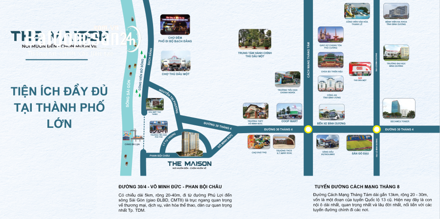 Căn hộ The Maison - Mái Ấm Bên Sông Sài Gòn Tiện Nghi và Phong Cách