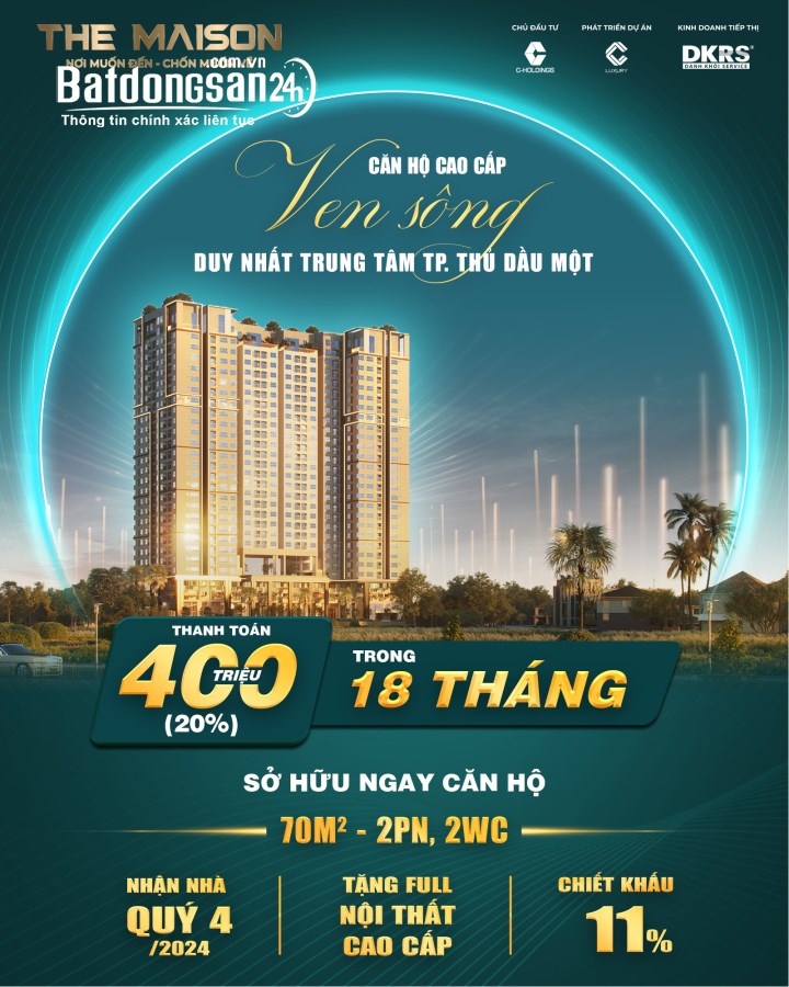 CĂN HỘ THE MAISON - MÁI ẤM BÊN SÔNG SÀI GÒN: Đỉnh Cao Tiện Nghi và Phong cách