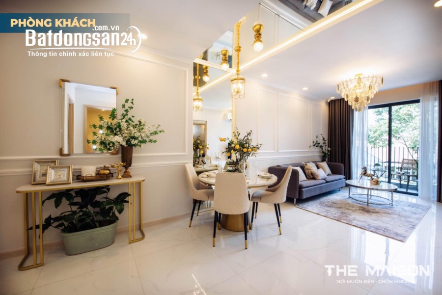 CĂN HỘ THE MAISON - MÁI ẤM BÊN SÔNG SÀI GÒN: Đỉnh Cao Tiện Nghi và Phong cách