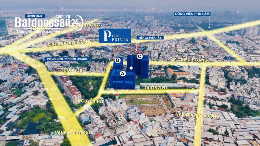 Bán căn hộ The Privia Bình Tân - chiết khấu 10%, thanh  toán chỉ 20% nhận nhà đón Tết
