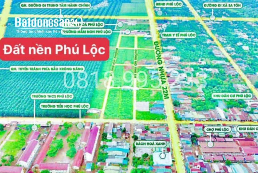 Bán 280m2 Ngang 12m Ngay Ngay "Trung tâm Hành Chính Mới" Krông Năng Với Giá Chỉ 6xxTR