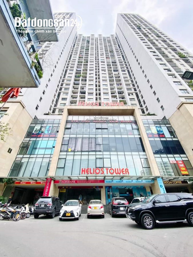 BÁN SÀN THƯƠNG MẠI KHỐI ĐẾ TÒA NHÀ HELIOS TOWER HOÀNG MAI 656M2, SỔ ĐỎ LÂU DÀI.