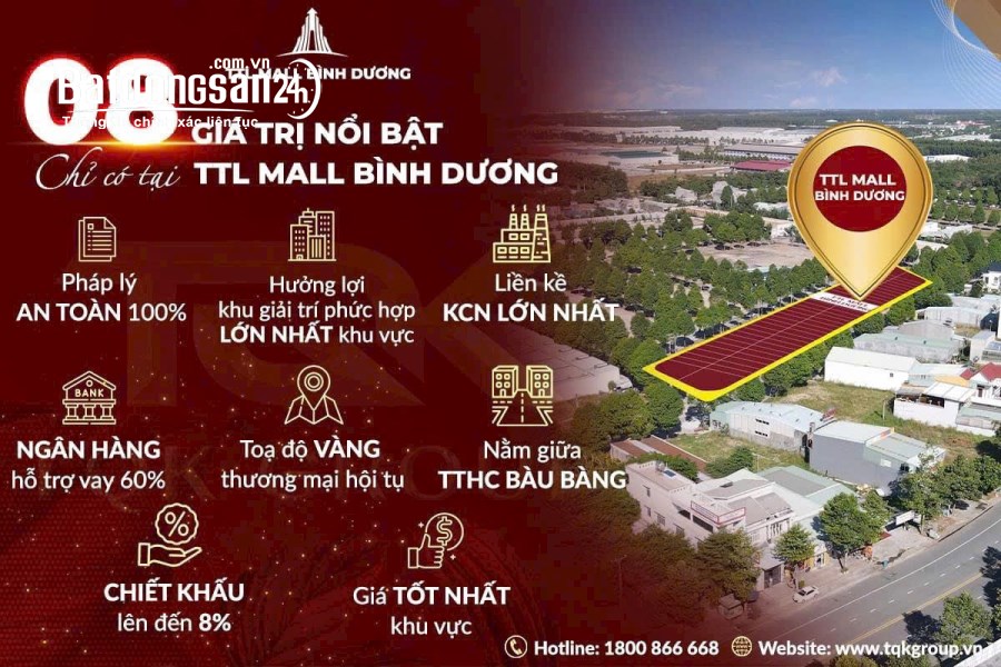 Bán đất tái định cư Becamex Bàu Bàng, sổ sẵn, chỉ 9xx nền