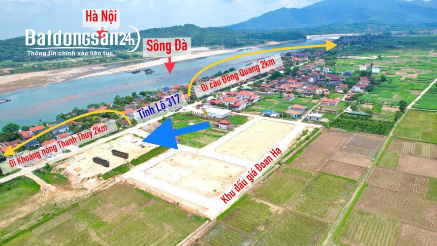 Bán đất Đường Tỉnh Lộ 317, Xã Đoan Hạ, Huyện Thanh Thuỷ