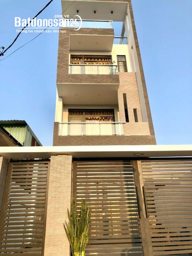 Bán nhà đẹp 4 tầng kiên cố HXH 92m2 , An Phú Đông ,Q12, giá ngộp