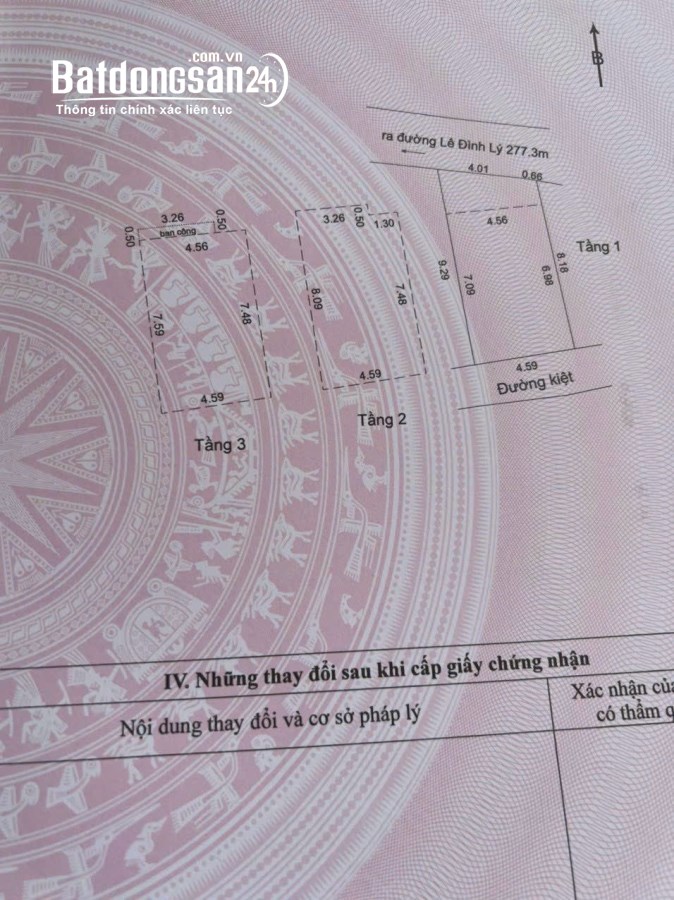 BÁN NHÀ 3 TẦNG -KIỆT LÊ ĐÌNH LÝ- HÒA THUẬN ĐÔNG- HẢI CHÂU- ĐÀ NẴNG.