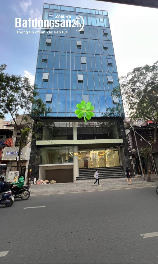 Tòa VP Bà Triệu -Phố Huế 160M2 9 Tầng 1 Hầm MT 6M -130 Tỷ 