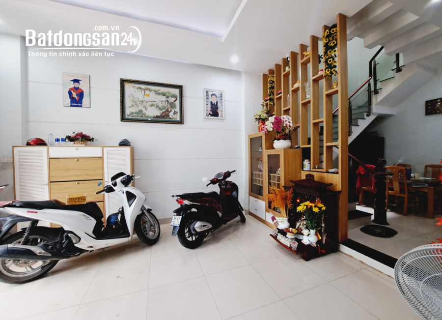 HẺM Ô TÔ 6M - 3 TẦNG - TRẦN BÁ GIAO -  F5 - GÒ VẤP - 57M2 - 7.5 TỶ.
