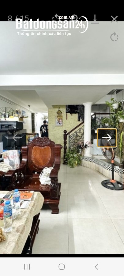Nhà hẻm ba gác , 69m2 , 3 lầu , Bình Thạnh , giá 8.75 tỷ .