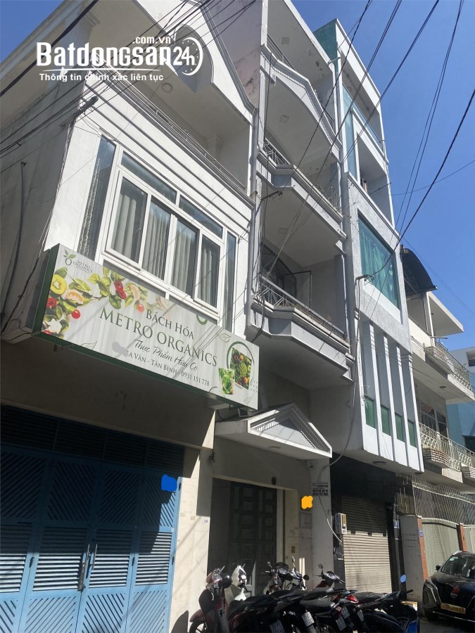 ---Bán nhà mặt tiền Tân Bình, nhà bán mặt tiền Ba Vân, 4*9, 4 tầng