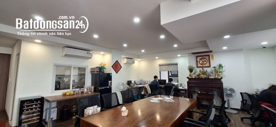 Cho thuê văn phòng đủ nội thất thiết kế bằng gỗ tại Intracom Vĩnh Ngọc, LH:0369162916