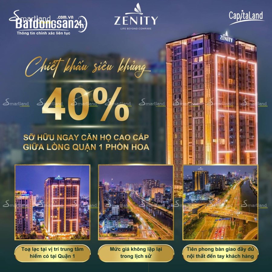 Sở hữu căn hộ cao cấp Zenity Võ Văn Kiệt, quận 1 với mức giá rẻ hơn quận 4 và quận 2 