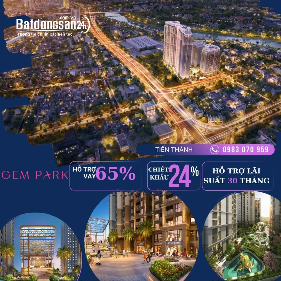 Bán căn hộ chung cư Gem Park Hải Phòng, Đường Hồng Bàng, Quận Hồng Bàng