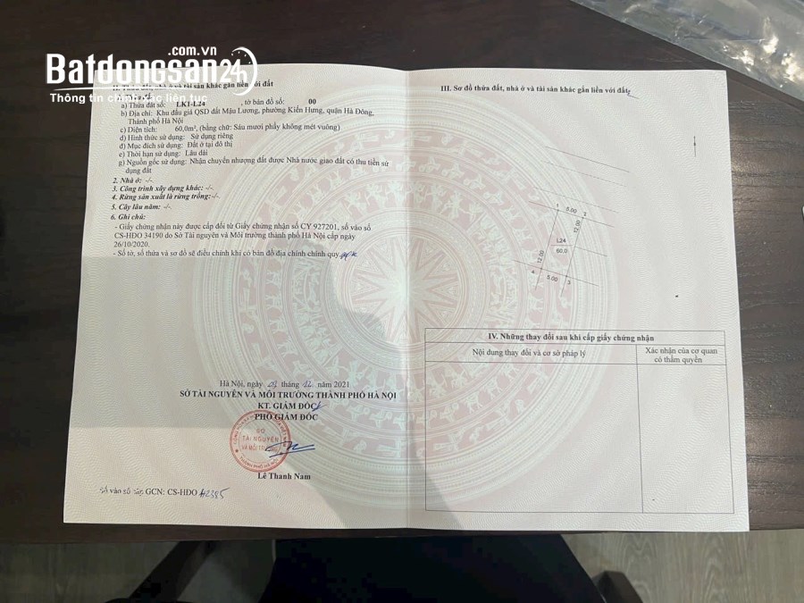 Đất Đấu Giá Phố Mậu Lương - Kiến Hưng. Kinh Doanh đắc địa sầm uất