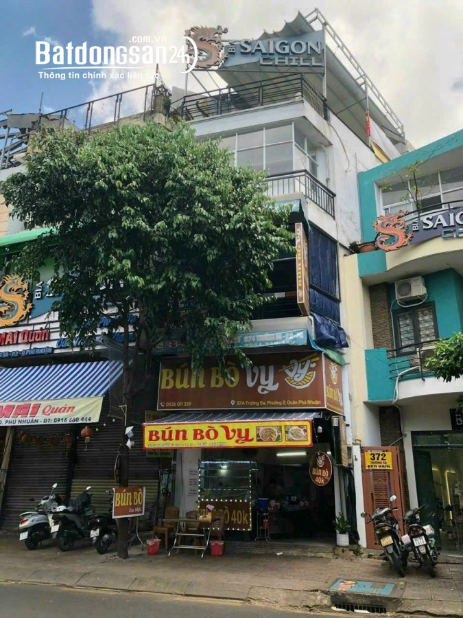 Bán nhà mặt tiền Phan Văn Trị P14 Bình Thạnh 5.5x25m 4 tầng