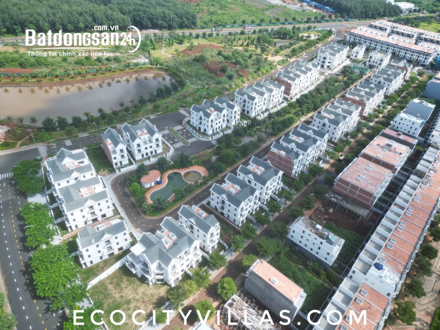 Bán nhà phố vườn 120m2 giá chỉ 4.x tỷ cực tốt. Dự án Ecocity Km7 