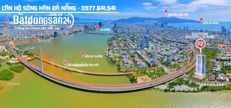 Căn hộ Đà Nẵng - căn hộ view sông hàn - The panoma - Sun cosmo - chiết khấu 19%