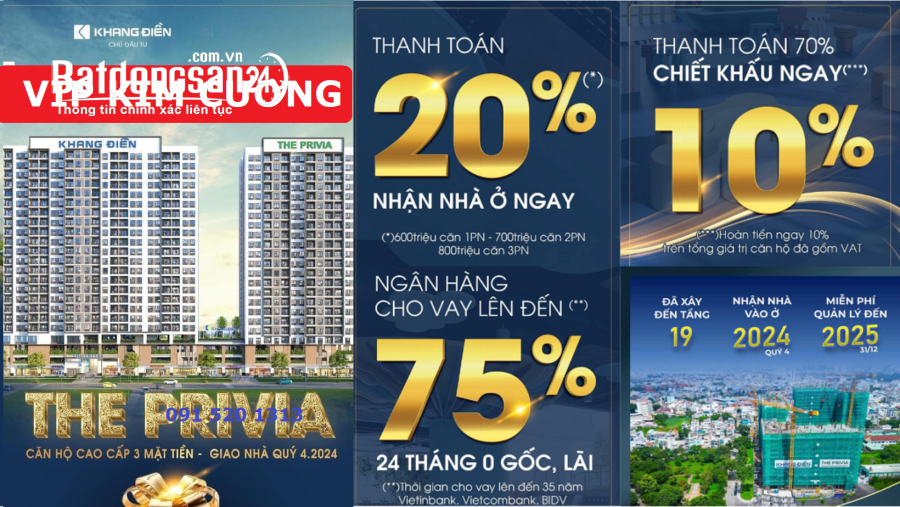 CĂN HỘ DƯỚI 3 TỶ The Privia tại Bình Tân, NHẬN NHÀ 2024