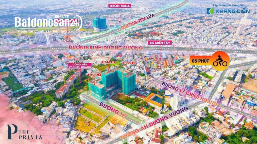 CĂN HỘ DƯỚI 3 TỶ The Privia tại Bình Tân, NHẬN NHÀ 2024