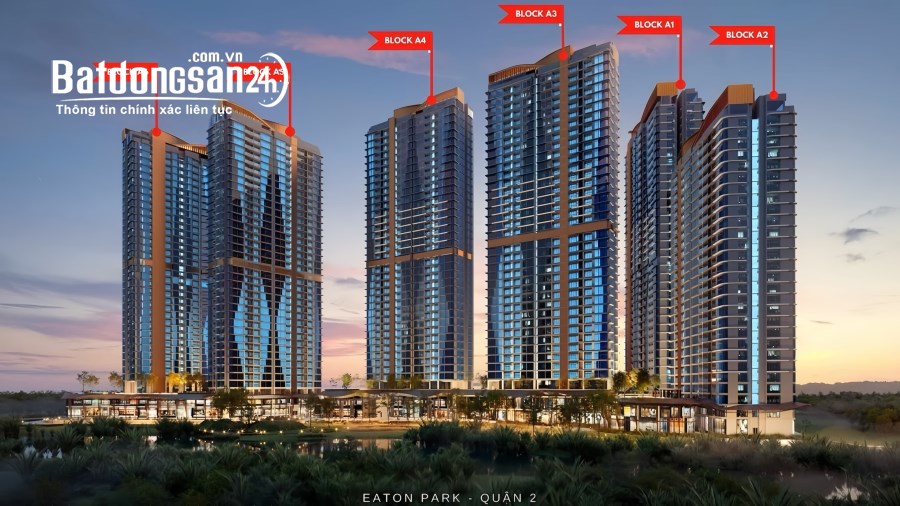 Căn hộ cao cấp Eaton Park mặt tiền Mai Chí Thọ, TP Thủ Đức - Booking sở hữu ngay!