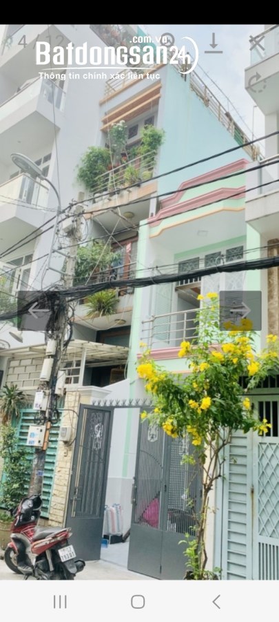 Nhà hẻm xe hơi , 49m2 , 3 lầu , Đường Bùi Hữu Nghĩa, Bình Thạnh , giá 7.35 tỷ .
