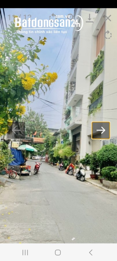 Nhà hẻm xe hơi , 49m2 , 3 lầu , Đường Bùi Hữu Nghĩa, Bình Thạnh , giá 7.35 tỷ .
