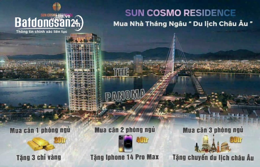 Bán căn hộ chung cư Sun Cosmo Residence, Đường Trần Thị Lý, Quận Ngũ Hành Sơn