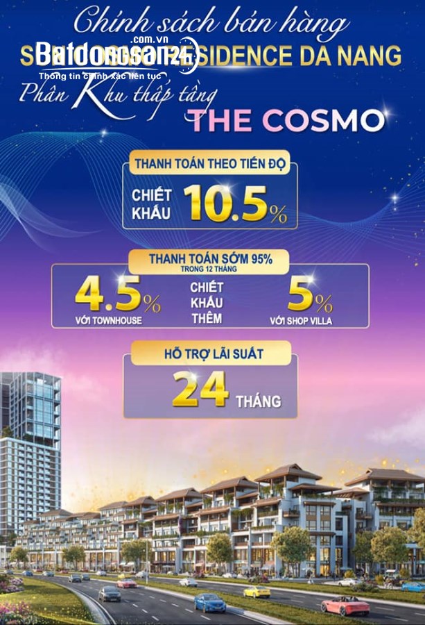 Bán căn hộ chung cư Sun Cosmo Residence, Đường Trần Hưng Đạo, Quận Ngũ Hành Sơn