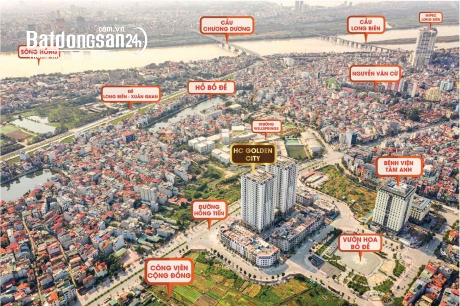 Bán chung cư HC GOLDEN Hồng Tiến – Long Biên Trực Tiếp CĐT Nhận nhà ở ngay 