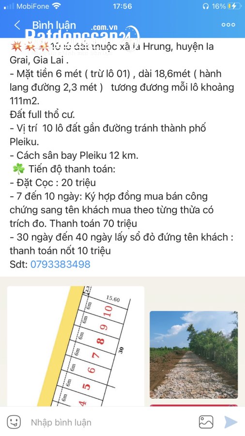 Bán Bất động sản khác Đường Đào Duy Từ, Xã Biển Hồ, TP Plei Ku