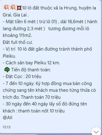 Bán Bất động sản khác Đường Đào Duy Từ, Xã Biển Hồ, TP Plei Ku