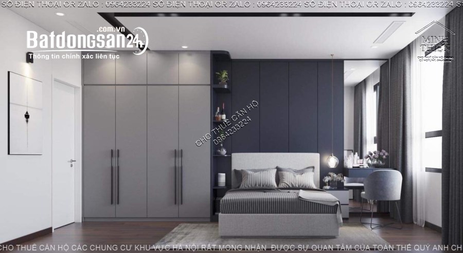 (Chung Cư Vinhomes D’capitale Trần duy hưng) Cho Thuê Căn 2 Ngủ Full Nội Thất giá tốt