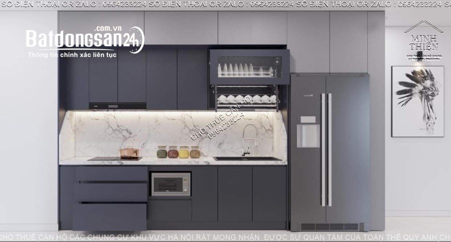 (Chung Cư Vinhomes D’capitale Trần duy hưng) Cho Thuê Căn 2 Ngủ Full Nội Thất giá tốt