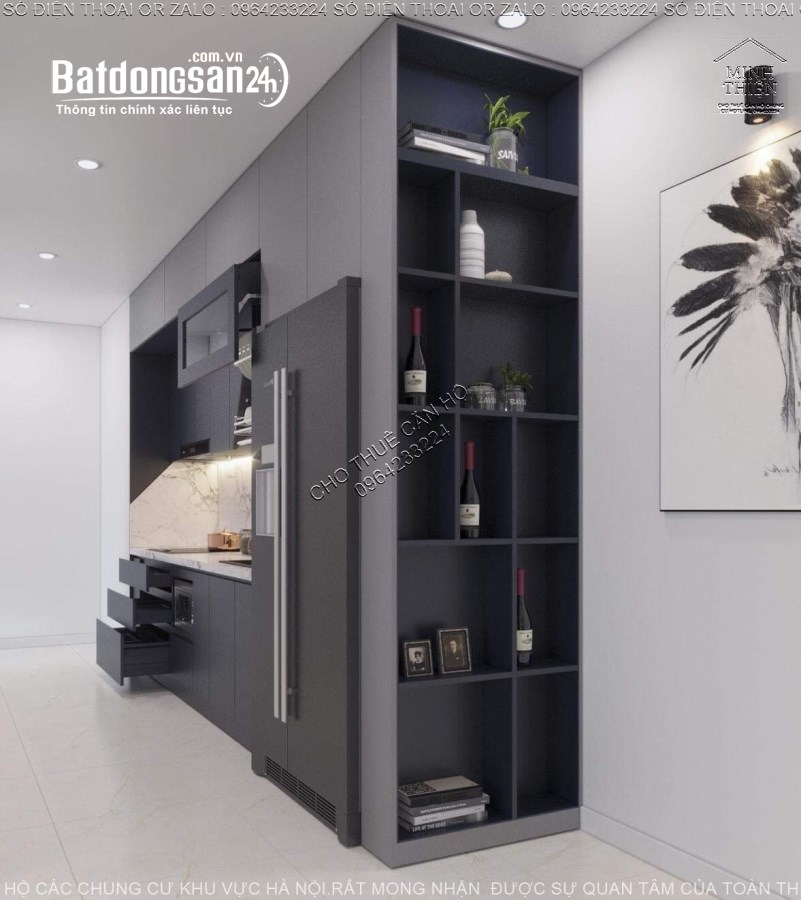 (Chung Cư Vinhomes D’capitale Trần duy hưng) Cho Thuê Căn 2 Ngủ Full Nội Thất giá tốt