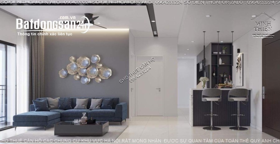 (Chung Cư Vinhomes D’capitale Trần duy hưng) Cho Thuê Căn 2 Ngủ Full Nội Thất giá tốt