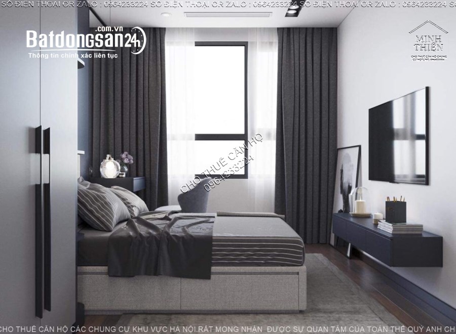 (Chung Cư Vinhomes D’capitale Trần duy hưng) Cho Thuê Căn 2 Ngủ Full Nội Thất giá tốt