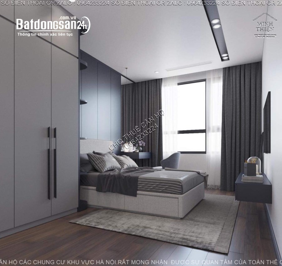 (Chung Cư Vinhomes D’capitale Trần duy hưng) Cho Thuê Căn 2 Ngủ Full Nội Thất giá tốt