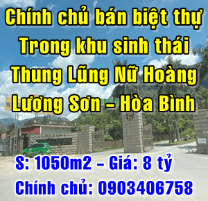 Bán biệt thự, villas Lâm Sơn Resort, Đường Quốc lộ 6, Huyện Lương Sơn