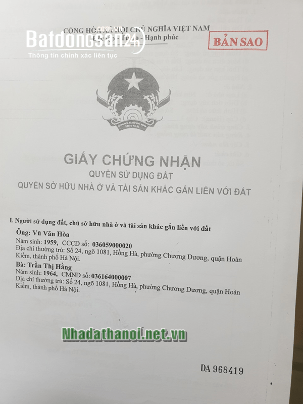 Bán biệt thự, villas Khu đô thị Đại Kim, Đường Nguyễn Xiển, Quận Hoàng Mai