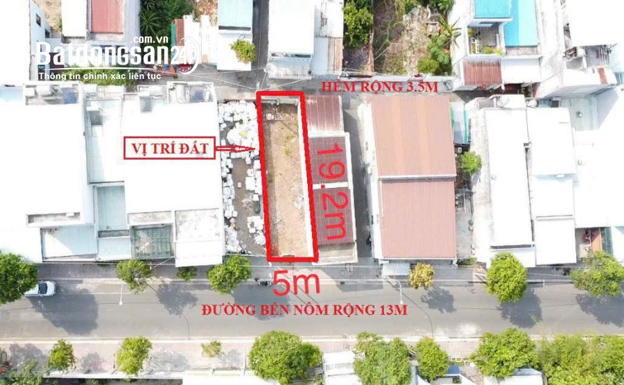 Bán đất 2 mặt tiền đường Bến Nôm, phường Rạch Dừa, TP Vũng Tàu