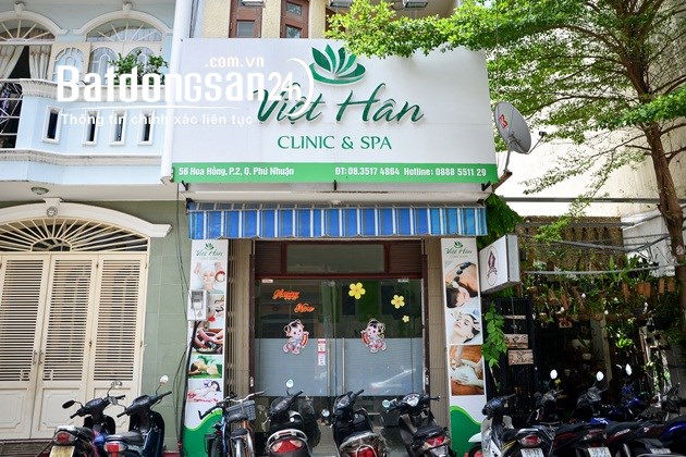 Cho thuê nhà MT đường Hoa Hồng p2 Phú Nhuận 4.5x17m 4 tầng