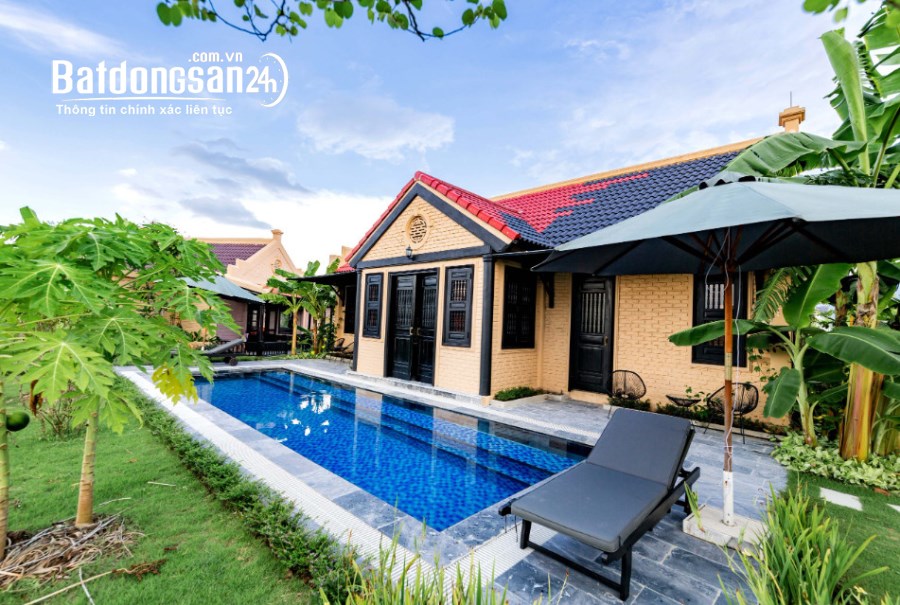 Bán biệt thự Hồng Liên 1 tầng ,Vườn Vua Resort  & Villas, Xã Trung Thịnh