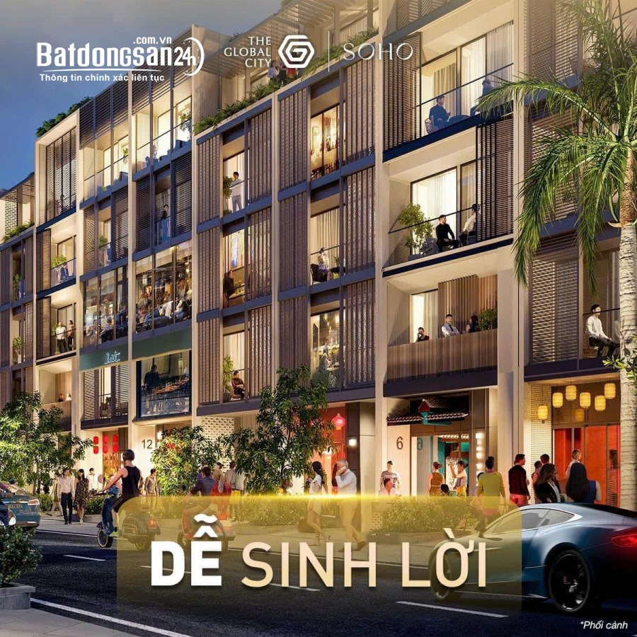 NHÀ PHỐ THƯƠNG MẠI ĐẴNG CẤP THƯƠNG HIỆU MASTERISE-THE GLOBAL CITY Q2, GIÁ CẮT LỖ 34TỶ