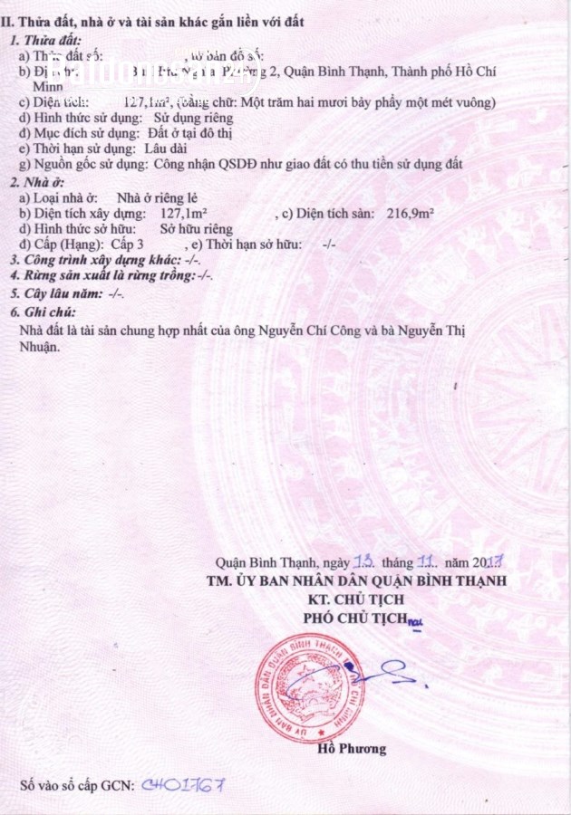 Bán nhà Đường Bùi Hữu Nghĩa, Phường 2, Quận Bình Thạnh