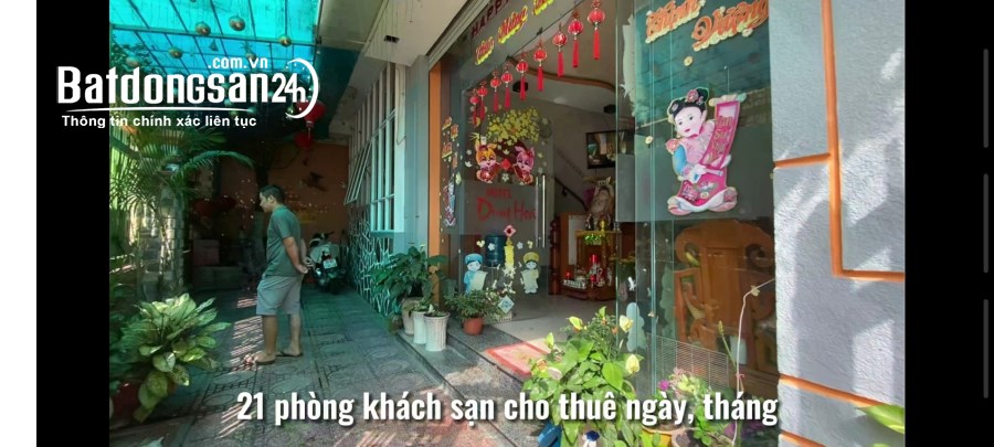 (VHA30) BÁN KHÁCH SẠN 7 TẦNG 2 MẶT HẺM ÔTÔ ĐƯỜNG CỦ CHI PHƯỜNG VĨNH HẢI