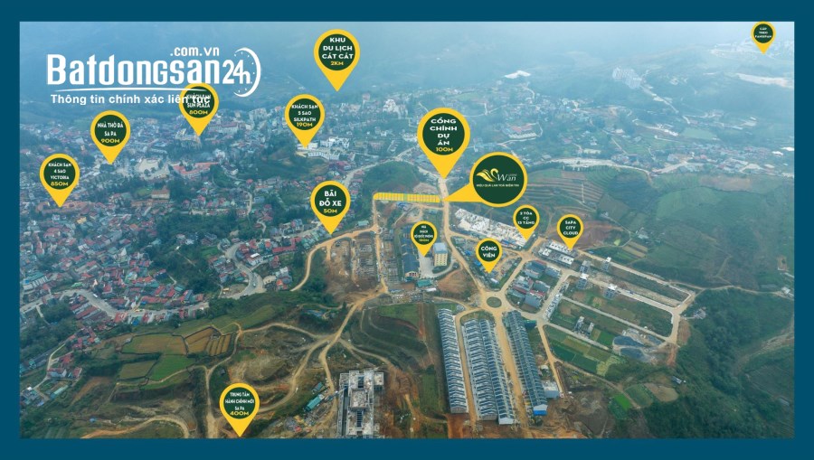 Siêu phẩm 19 căn liền kề Swan Legend Sapa - vị trí kim cương tại khu đô thị Tây Bắc