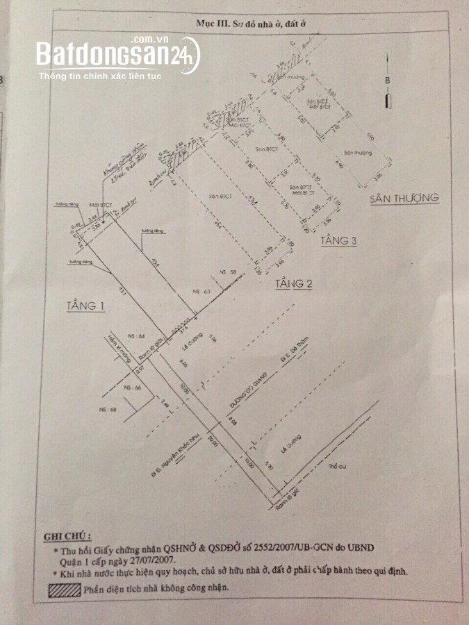 Bán nhà mặt tiền 4 tầng Cô Giang, P.Cô Giang, Q1. DT:4x14, giá:28.5 tỷ